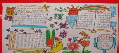 ​儿童心理健康手抄报,儿童心理健康的手抄报内容