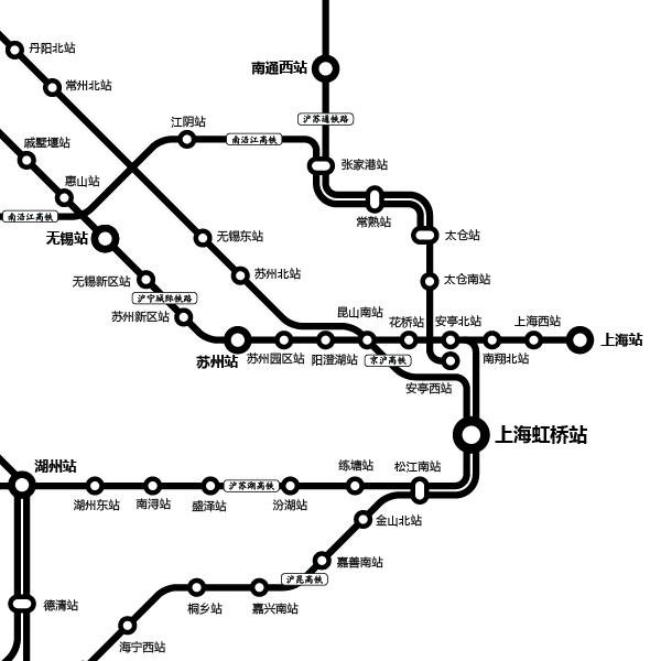 高铁运行线路高清（高铁线路全图运行版）(17)