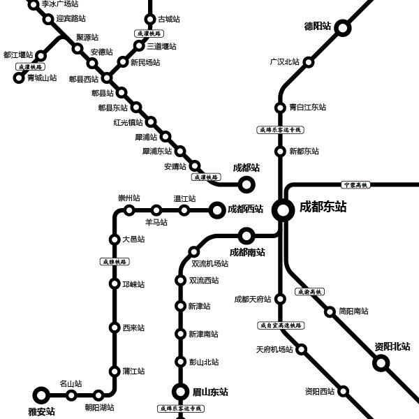 高铁运行线路高清（高铁线路全图运行版）(3)