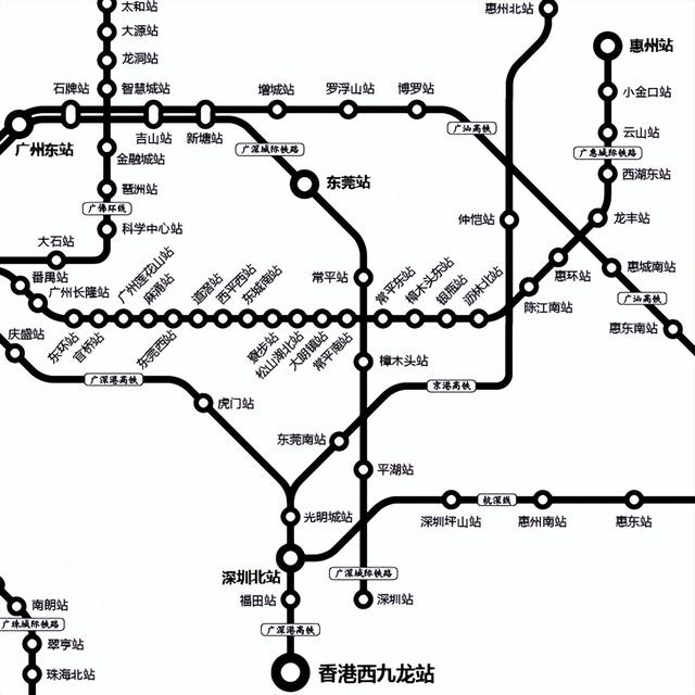 高铁运行线路高清（高铁线路全图运行版）(18)