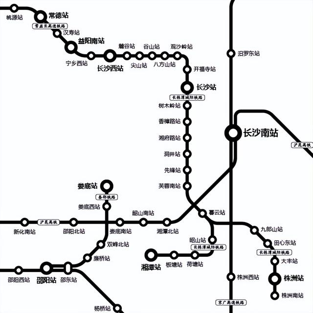 高铁运行线路高清（高铁线路全图运行版）(23)
