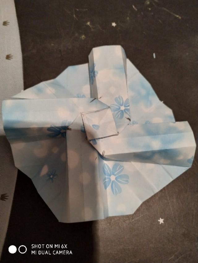 新川崎玫瑰折法图解（折个川崎玫瑰去表白吧）(13)