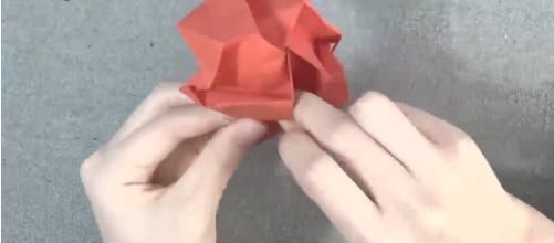 怎么折玫瑰花，二年级怎么折玫瑰花？图6