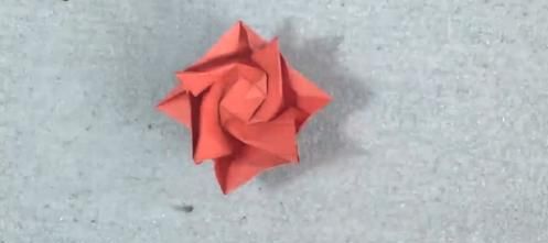 怎么折玫瑰花，二年级怎么折玫瑰花？图7