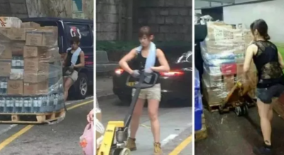 ​香港最美女搬运工：苦干10年被央视点赞，成功牵手富二代结局如何