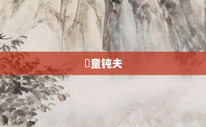 騃童钝夫