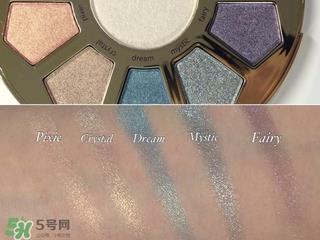 tarte独角兽眼影色号试色 tarte独角兽眼影盘试色图