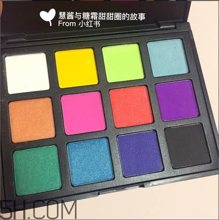 伊姿蔓12色眼影盘色号_伊姿蔓12色眼影盘试色图