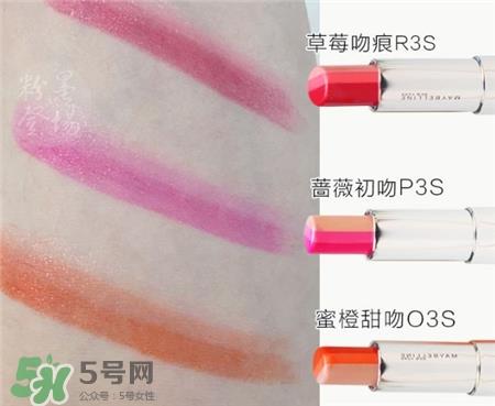 美宝莲三色口红试色 美宝莲三色唇膏试色