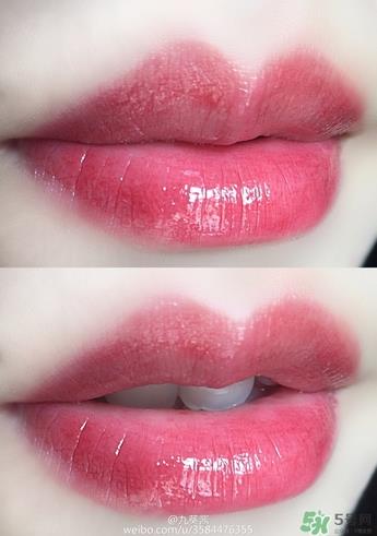 ysl唇釉5号,ysl glossy stain试色