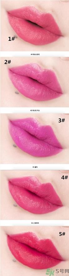 梦妆ture color唇膏色号 梦妆ture color唇膏试色