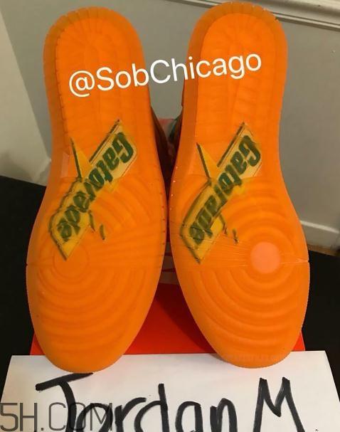 air jordan 1 gatorade佳得乐橙色版发售时间_多少钱？