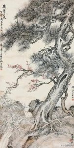 ​名家花鸟画《岁寒三友图》欣赏