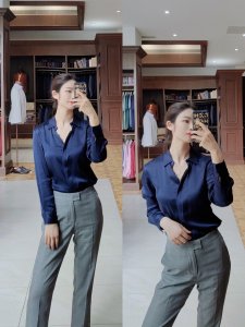 ​你知道藏青色显白还是显黑吗？穿搭大揭秘