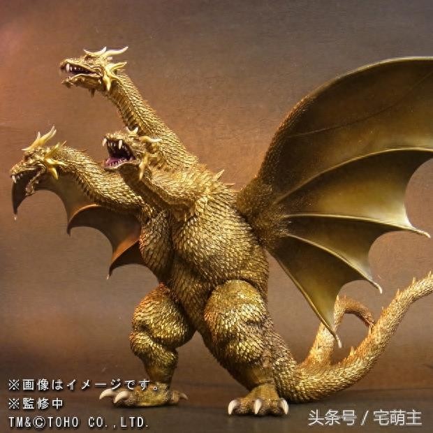 东宝邪恶宇宙怪兽第一头！《哥斯拉》之王者基多拉新款模型图赏
