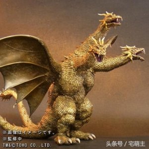 ​东宝邪恶宇宙怪兽第一头！《哥斯拉》之王者基多拉新款模型图赏