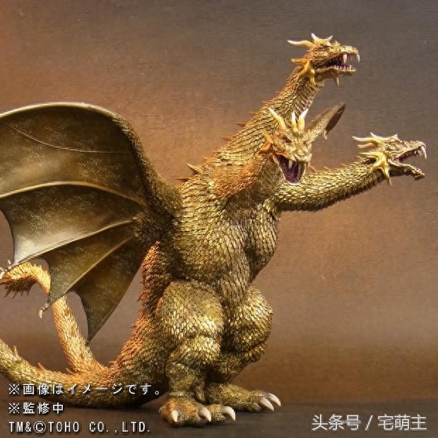 东宝邪恶宇宙怪兽第一头！《哥斯拉》之王者基多拉新款模型图赏