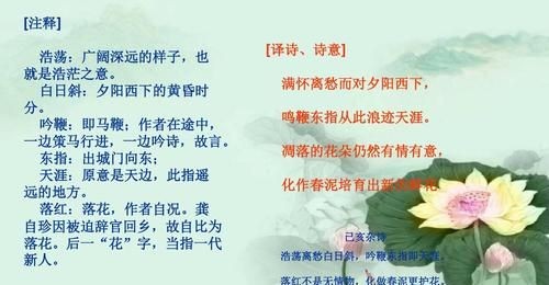 己亥杂诗诗意简短20个字