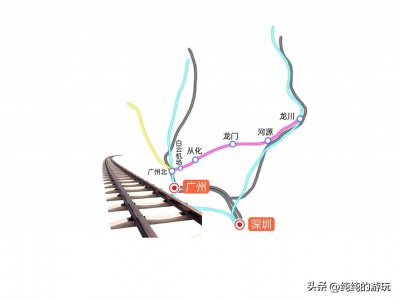 ​广东省十五条规划中铁路的线路走向