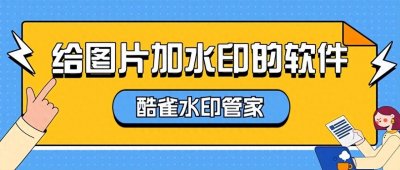 ​给图片加水印的软件，分享10个简单的加水印软件