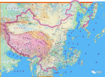 ​中国等高线地形图（等高线地图藏着华夏古文明的秘密）