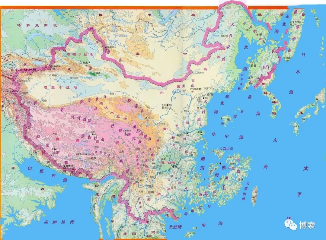 中国等高线地形图（等高线地图藏着华夏古文明的秘密）