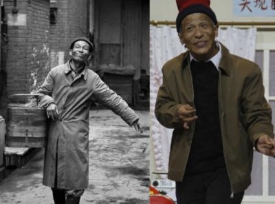 ​看了让人穿越的撞脸照：抗战民兵黄渤，上海商贩宋小宝