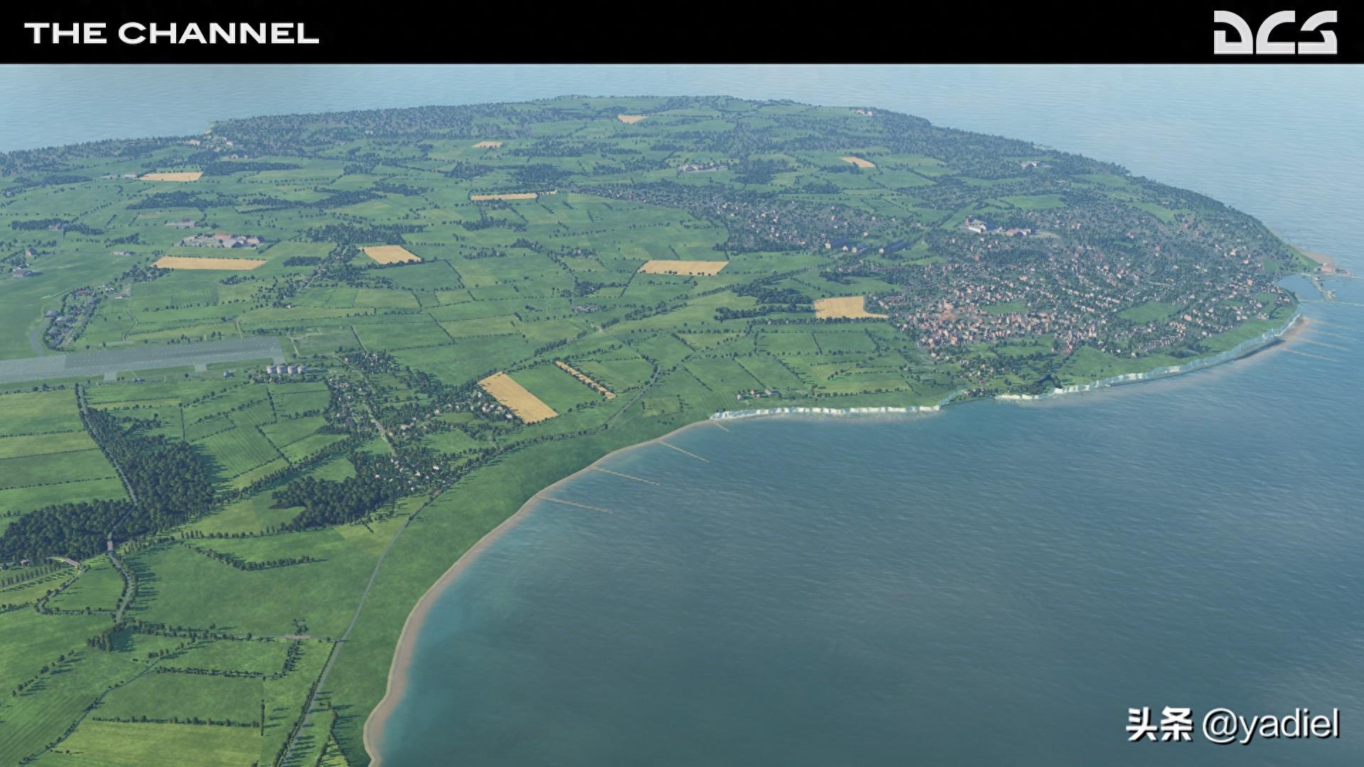 DCS World:(The Channel)英吉利海峡地图精美图集